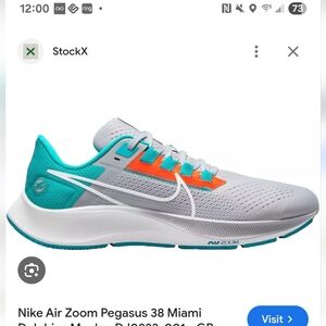 Nike Air Zoom Pegasus 38 Miami Dolphins
